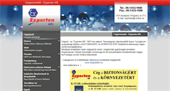 Desktop Screenshot of experten.hu