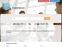 Tablet Screenshot of experten.tv